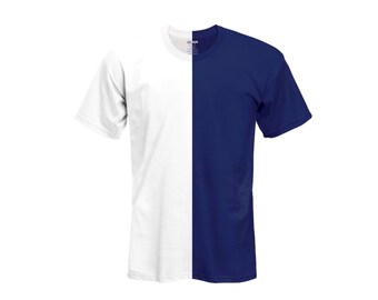 Split Half Shirt Etsy