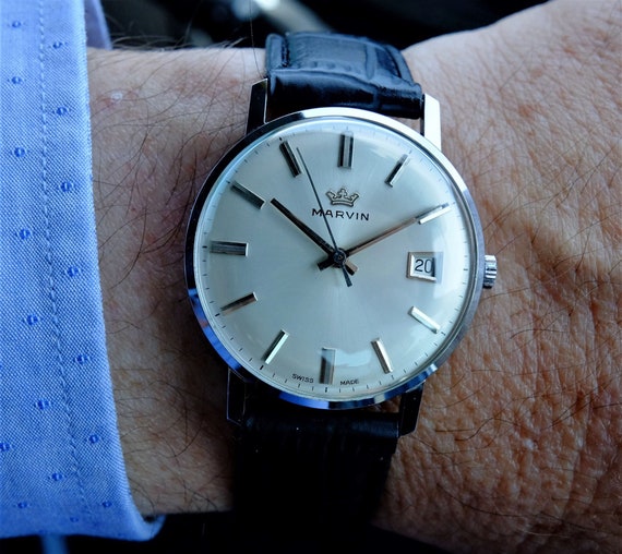 Marvin automatic watch sale
