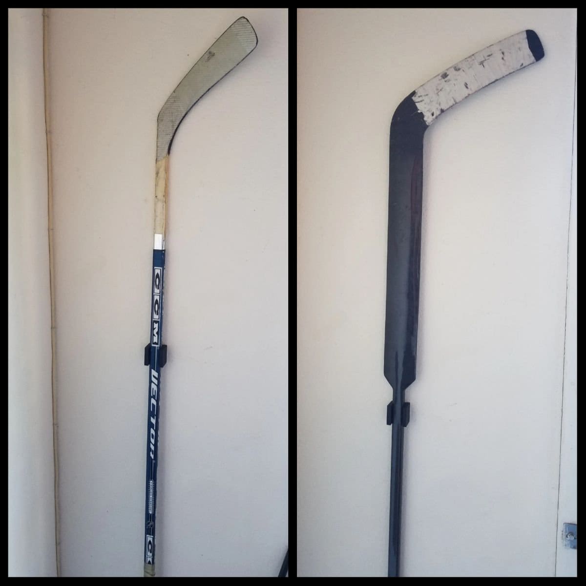 Hockey Stick Holders Set of 2 Etsy