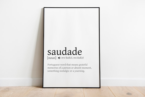 Saudade Definition | Sticker