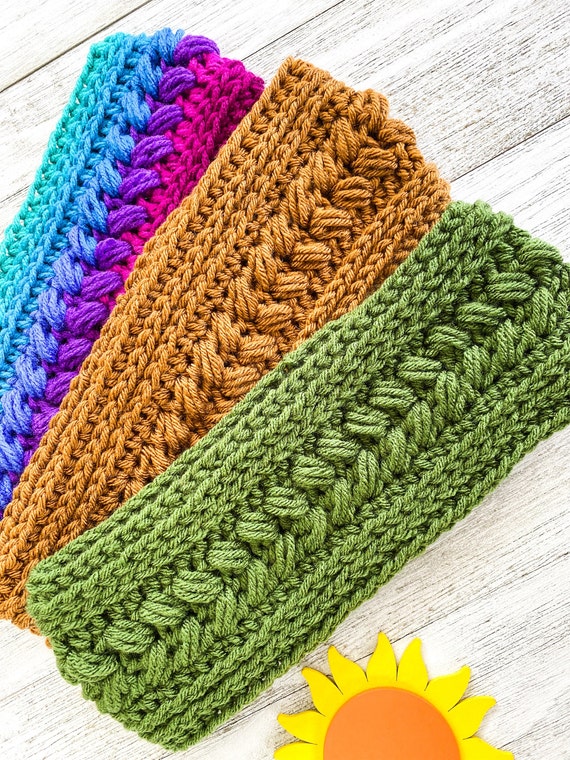 Riptide Ear Warmer/ Headband Crochet Pattern / Crochet Pattern