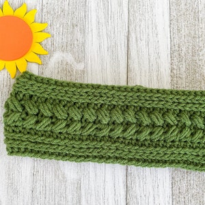 Riptide Ear Warmer/ Headband crochet pattern / Crochet Pattern / Quick and Easy crochet pattern / Ear Warmer Pattern / PDF Crochet Pattern image 5