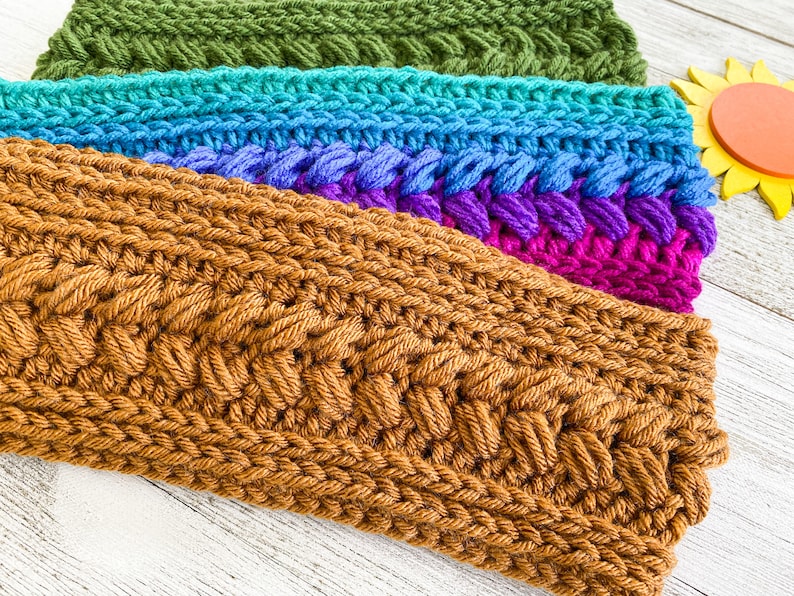 Riptide Ear Warmer/ Headband crochet pattern / Crochet Pattern / Quick and Easy crochet pattern / Ear Warmer Pattern / PDF Crochet Pattern image 4