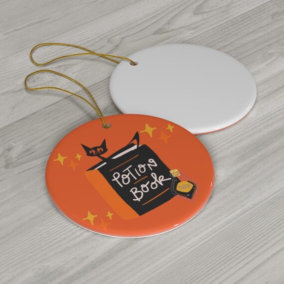 Atomic Cat Kitschy Spooky Potion Spell Retro Halloween Etsy