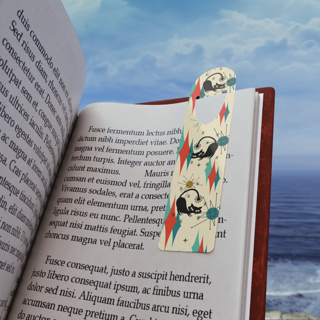 Mid Century Modern Cool Bookmark With A Franciscan Diamond Pattern and ...