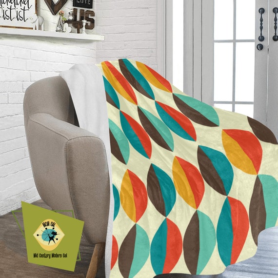 Teal and mustard throw shop