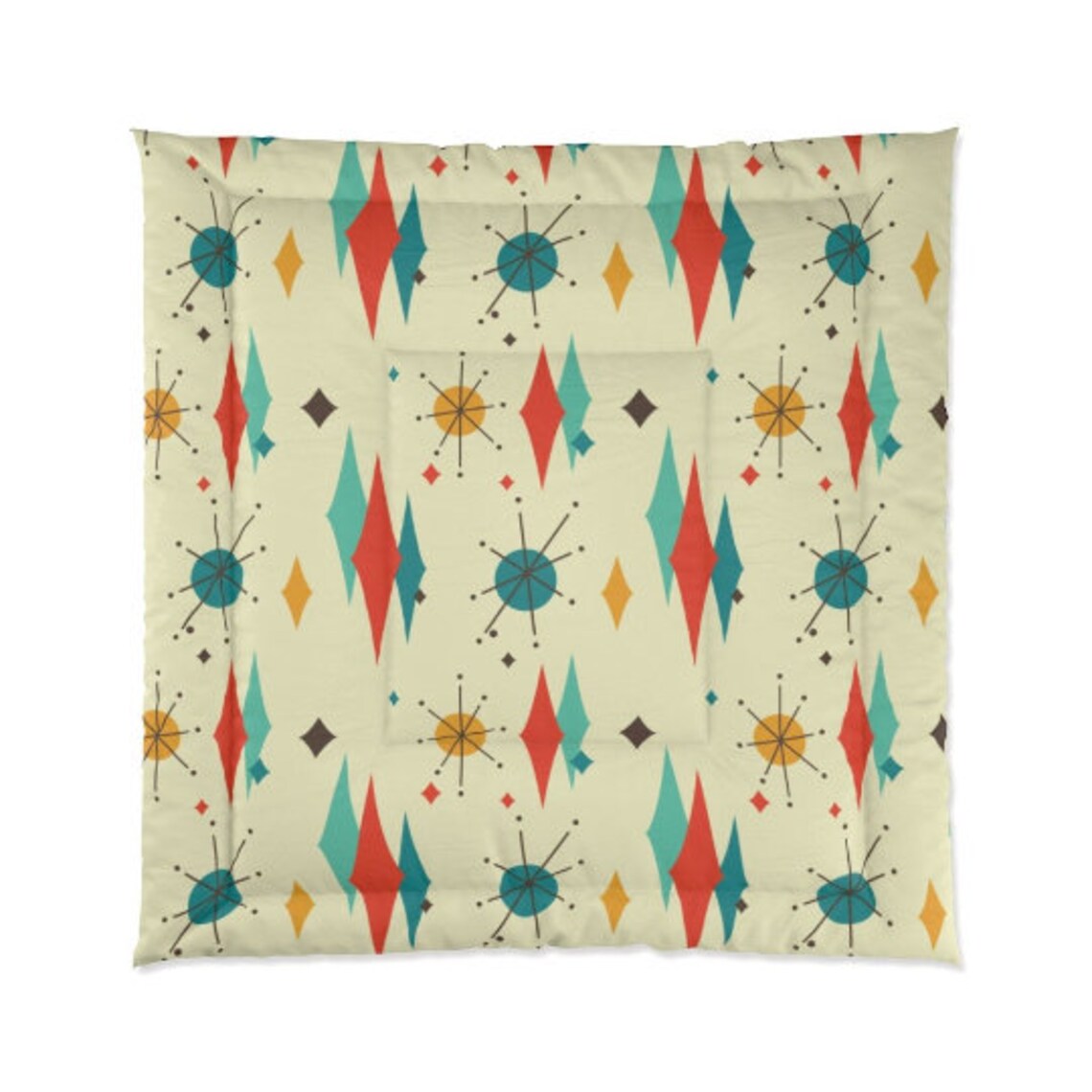 Mid Century Modern Bedding Atomic Retro Franciscan MCM Vintage Etsy