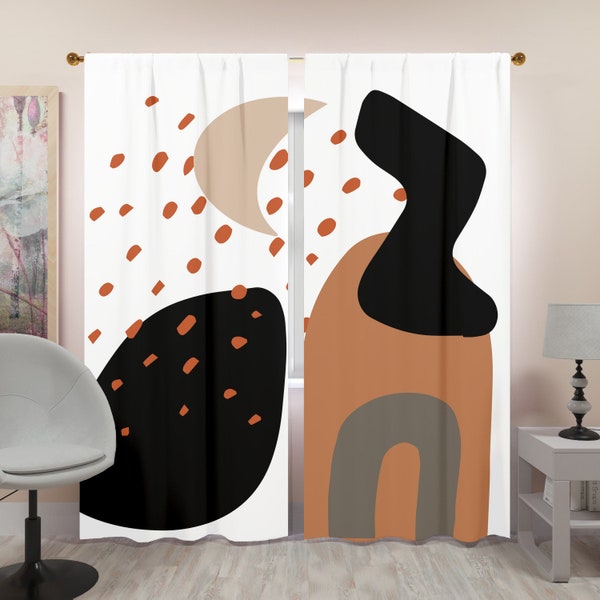 Terracotta Curtains Etsy