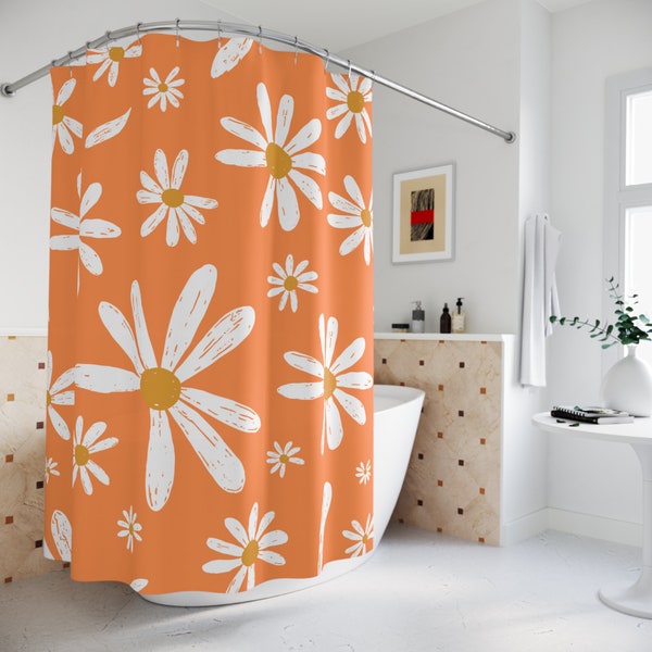 70s Shower Curtain Etsy