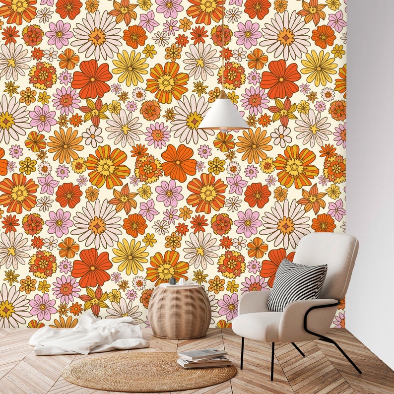 70 S Peel And Stick Wallpaper