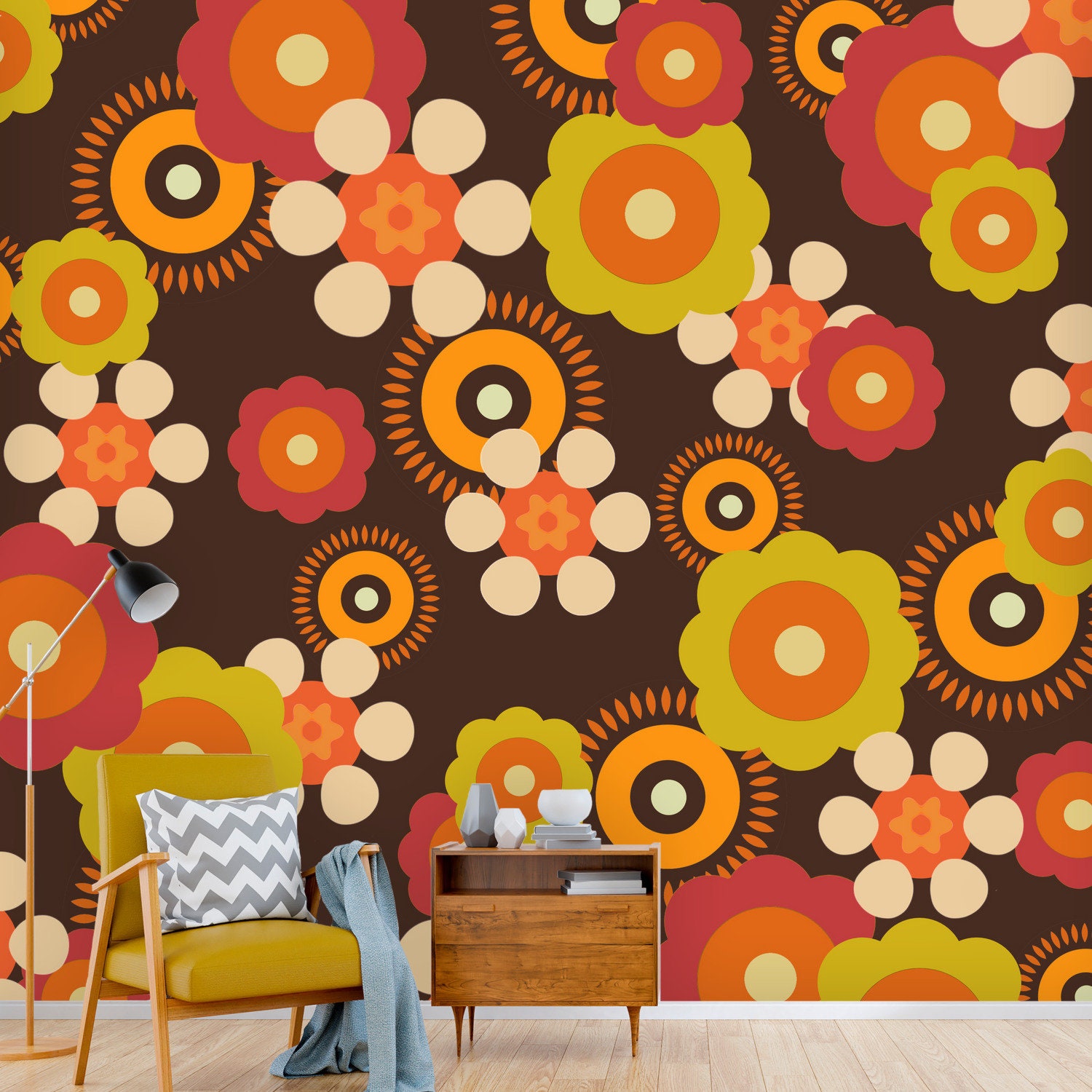 Buy Wallpaper Peel and Stick 70s Online In India  Etsy India