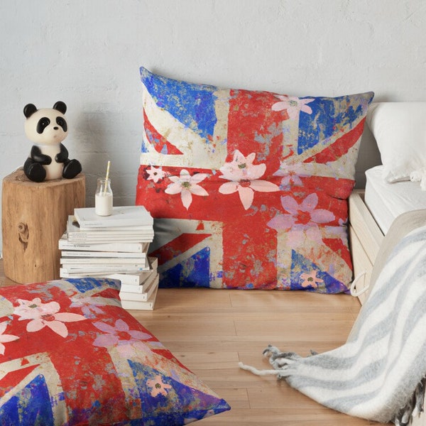 Union Jack Pillow Etsy