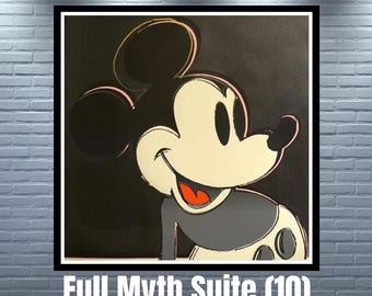 アンディ・ウォーホル ミッキーマウス リトグラフ - Etsy 日本