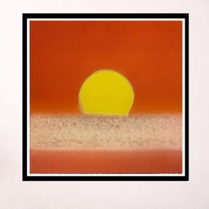 ANDY WARHOL Sunset #16 Screenprint, Full-Size 34x34 (Unsigned Trial Proof Edition)