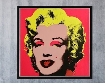 アンディウオホール　マリリン・モンロー シルクスクリーン アンディ・ウォーホル 『マリリン・モンロー』 シルクスクリーン