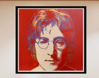 ANDY WARHOL - John Lennon - Signed, Numbered Edition 238/500, 50 X