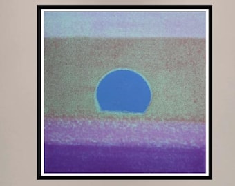 アンディ・ウォーホル「サンセット」#76 - スクリーンプリントプルーフ