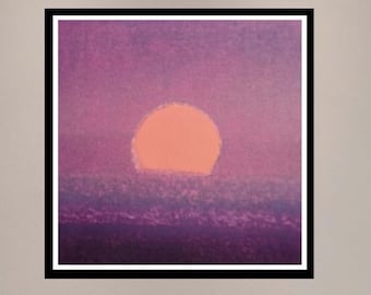 アンディ・ウォーホル「サンセット」#76 - スクリーンプリントプルーフ