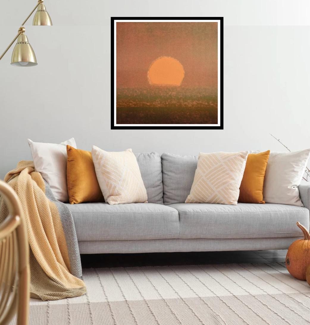 アンディ・ウォーホル「サンセット」#76 - スクリーンプリントプルーフ