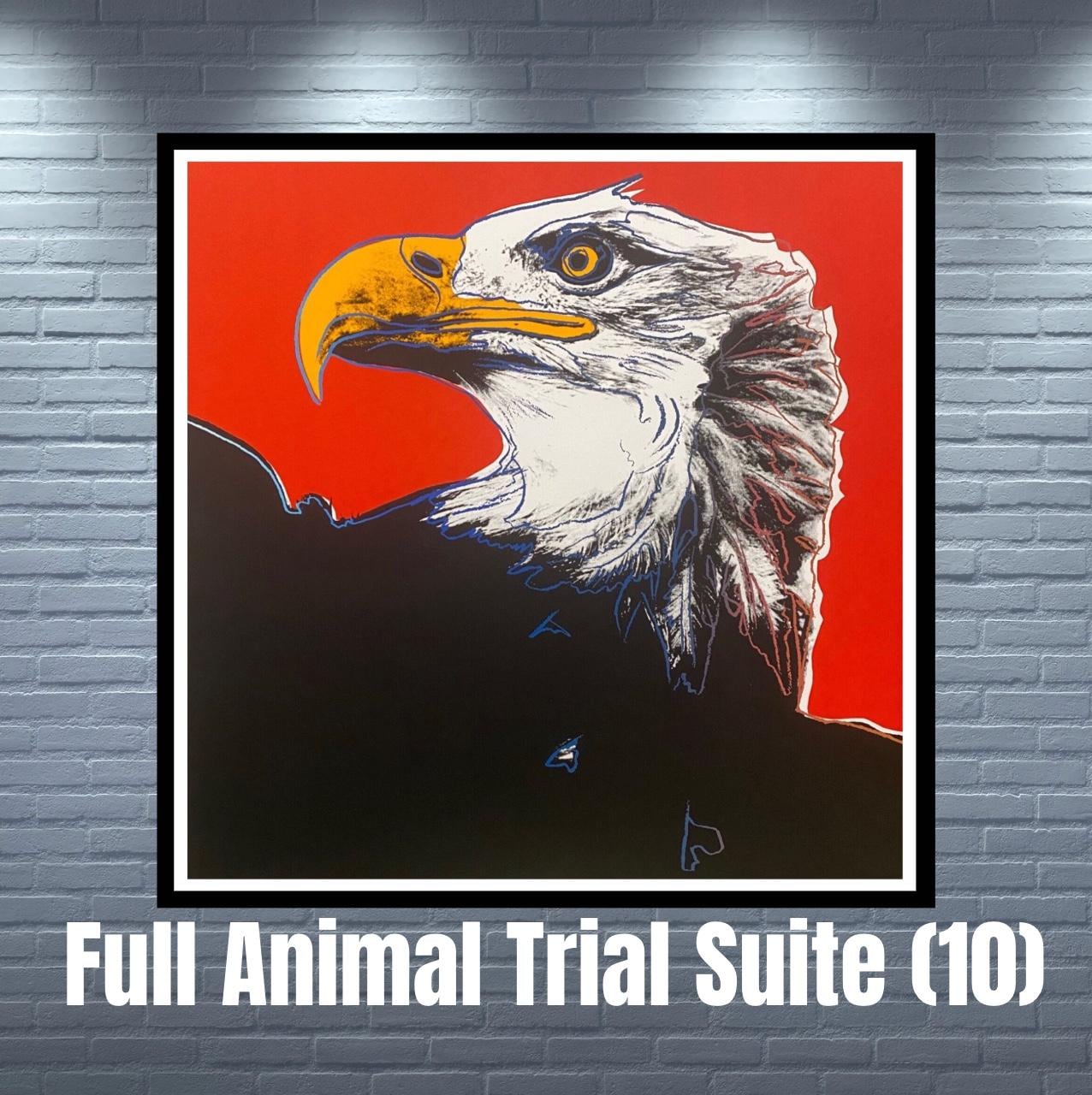 SOZAndy Warhol イラスト集AZN Full Sized Andy WARHOL- 10 Endangered Species TRIALS
