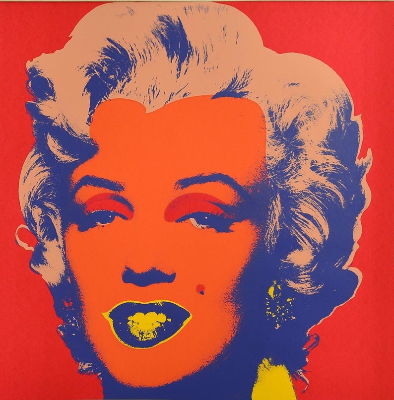 Andy WARHOL marilyn F S 22 Image From Monroe Suite 1967 SILKSCREEN ...