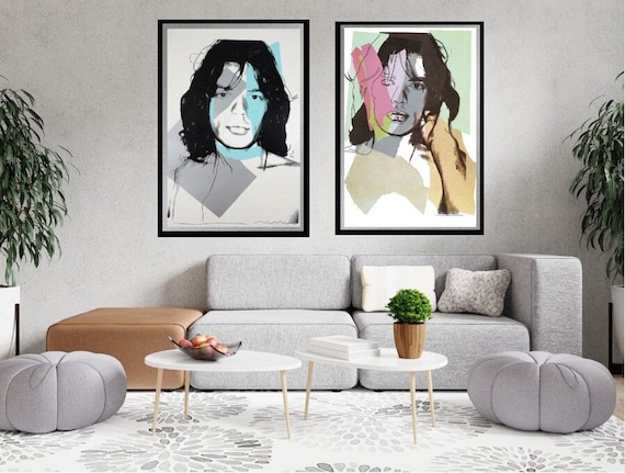 アンディ・ウォーホル - 2 ピース パッケージ。「ミック・ジャガー