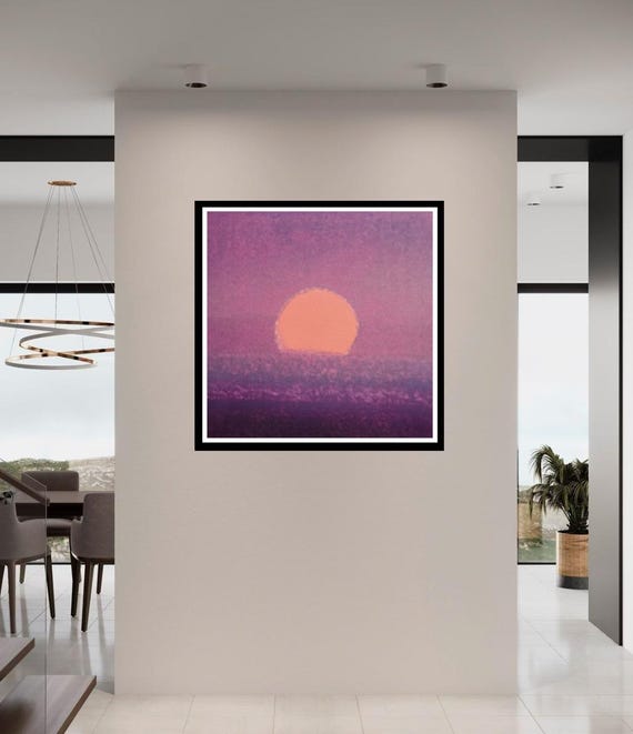 フルサイズ アンディ ウォーホル「サンセット #75」 - スクリーン