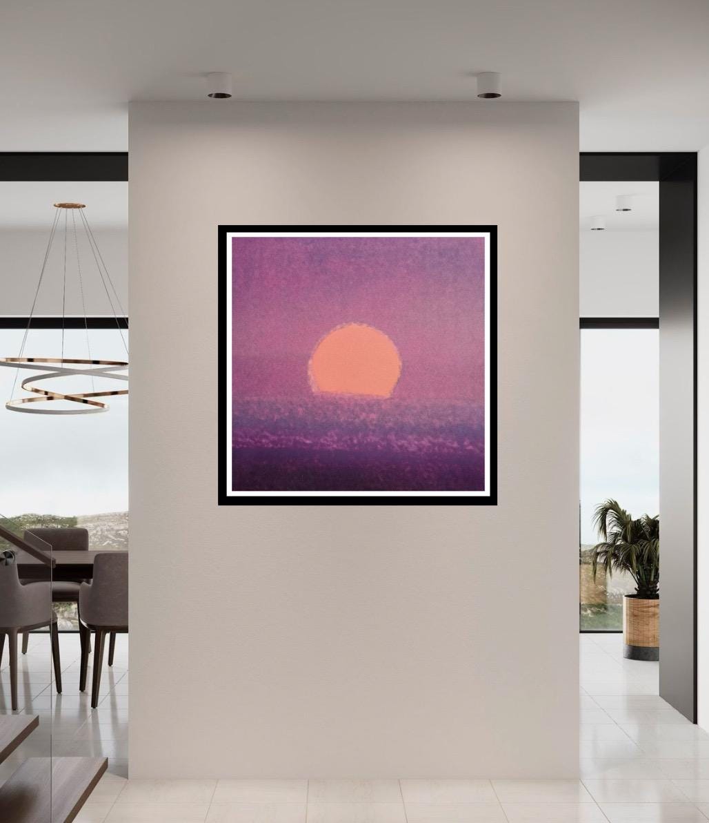 フルサイズ アンディ ウォーホル「サンセット #75」 - スクリーン