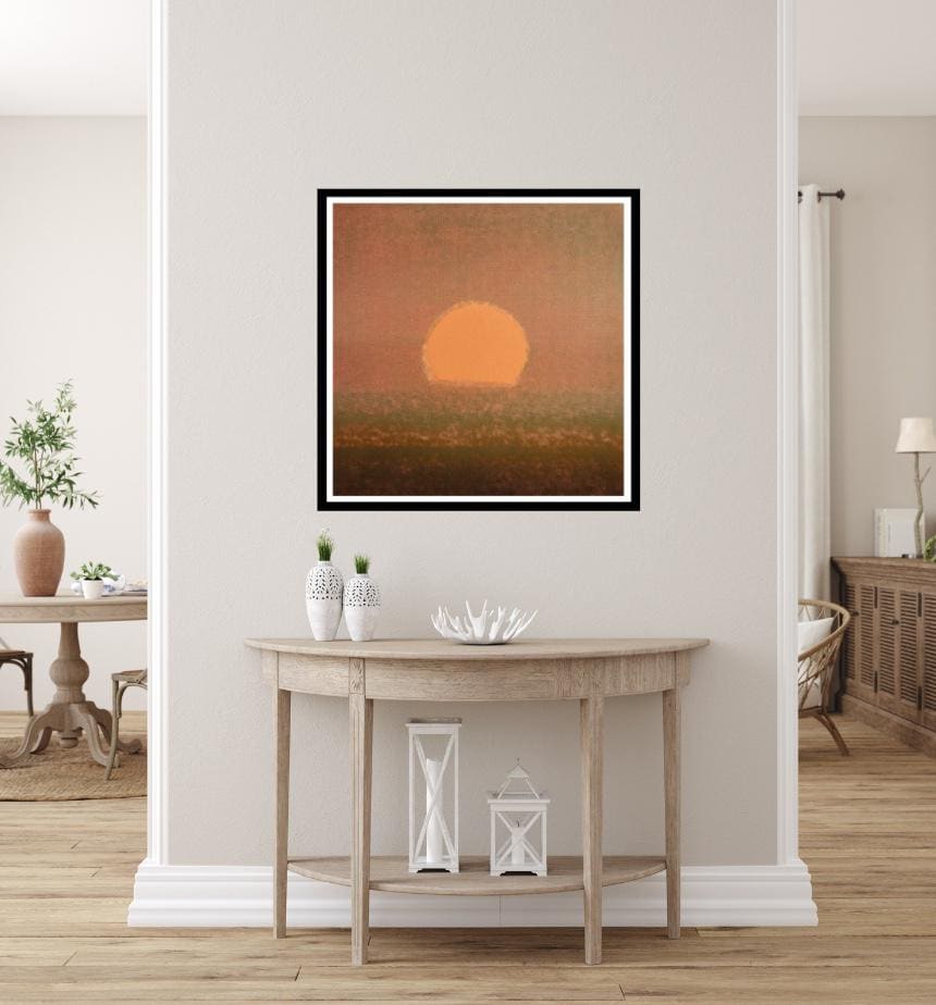 アンディ・ウォーホル「サンセット」#76 - スクリーンプリントプルーフ