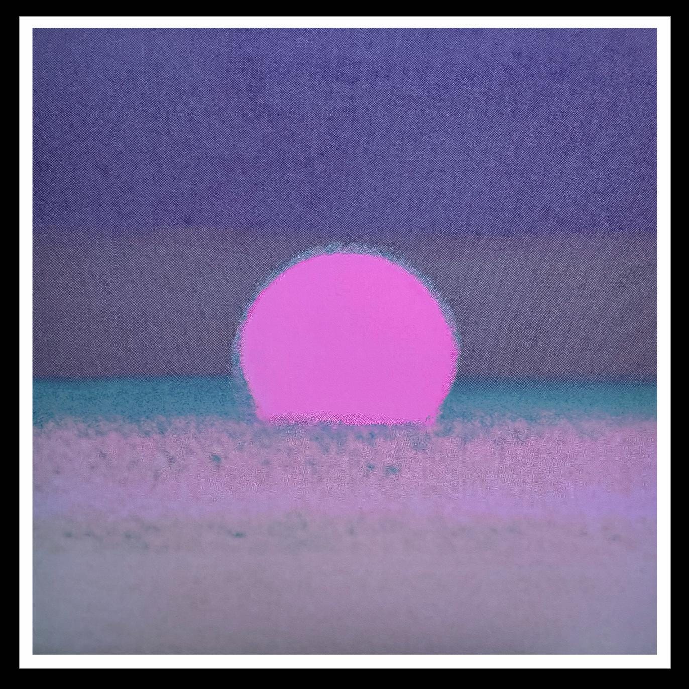 アンディ・ウォーホル「サンセット」#15- スクリーンプリント - 美しい