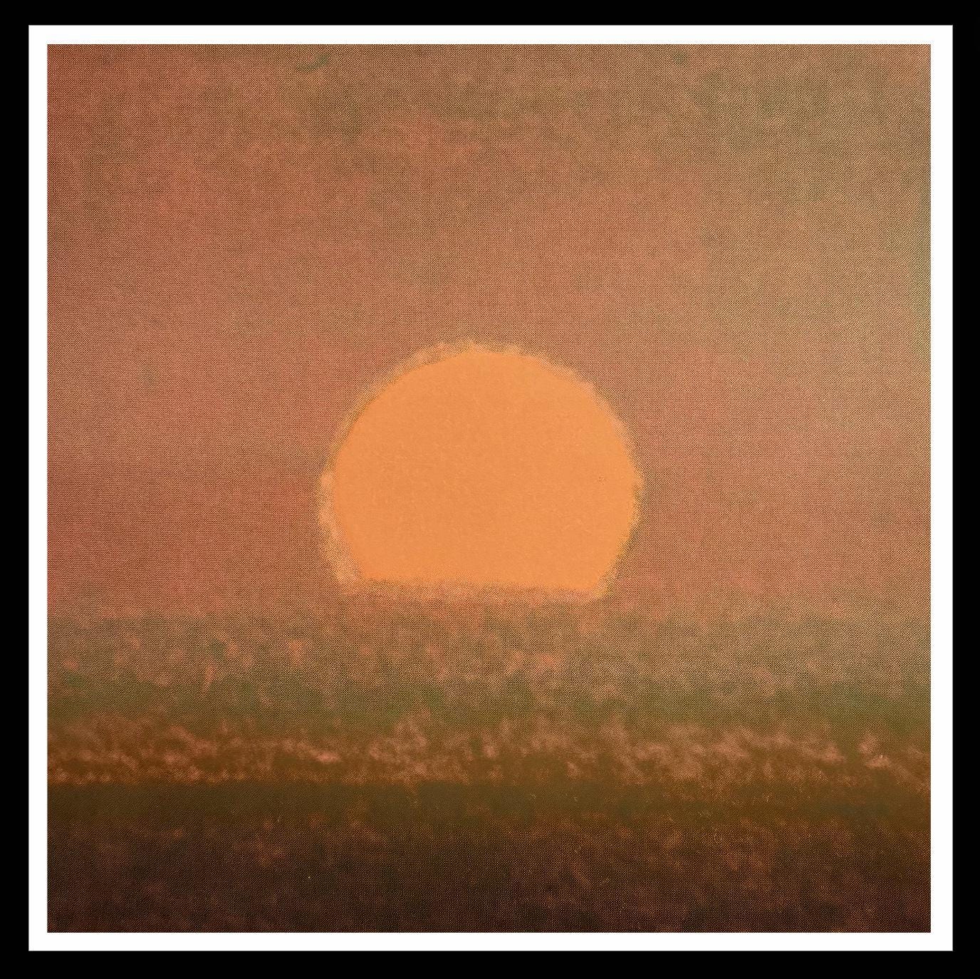 アンディ・ウォーホル「サンセット」#76 - スクリーンプリントプルーフ