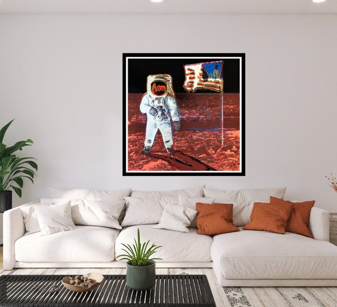 ANDY WARHOL "moonwalk" Trial Screenprint: Multicolor Pop Art Proof ...