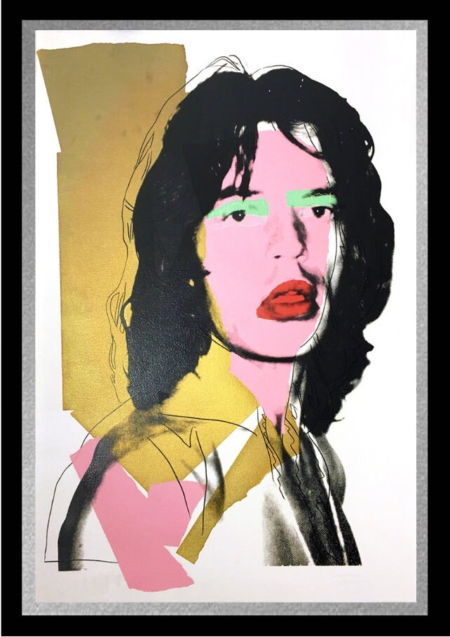 アンディ・ウォーホル「ミック・ジャガー」#143 シルク