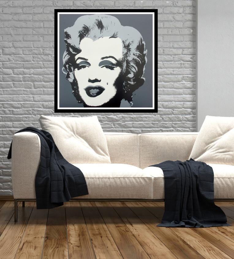 アンディ・ウォーホル「マリリン・モンロー」#24-シルクスクリーン