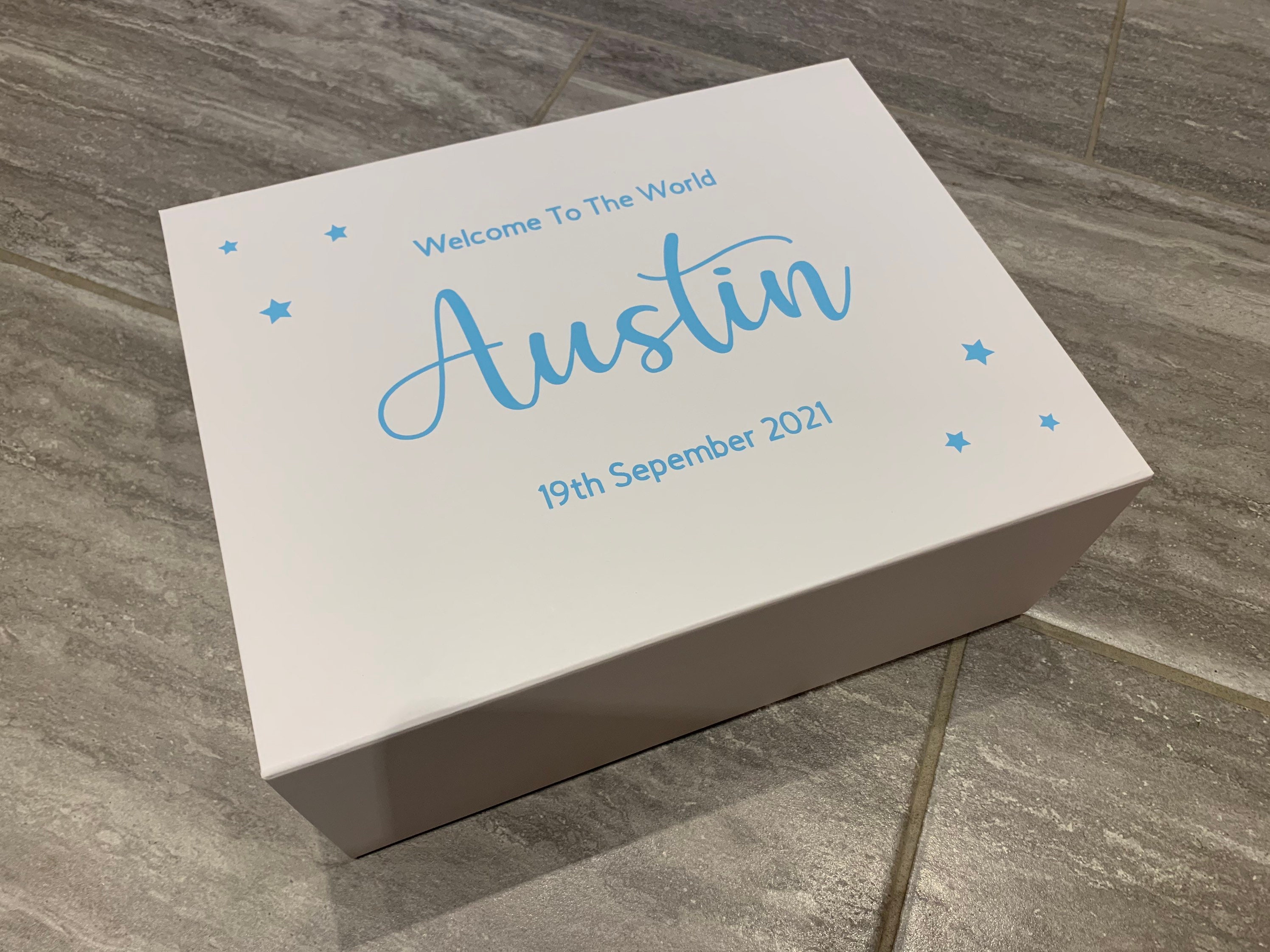 Personalised Baby Memory Box Baby Keepsake Box Personalised Etsy UK