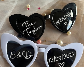 Wedding Sunglasses, Wedding Photo Props, Wedding Decorations, Personalised Wedding Sunglasses, Party Sunglasses, Party Glasses,