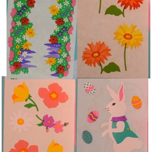 PICK ONE! Mrs. Grossman’s garden gerbera daisy flowers Stickers - Vintage 1990s Mrs Grossman Paper Company: Stickers by the Yard