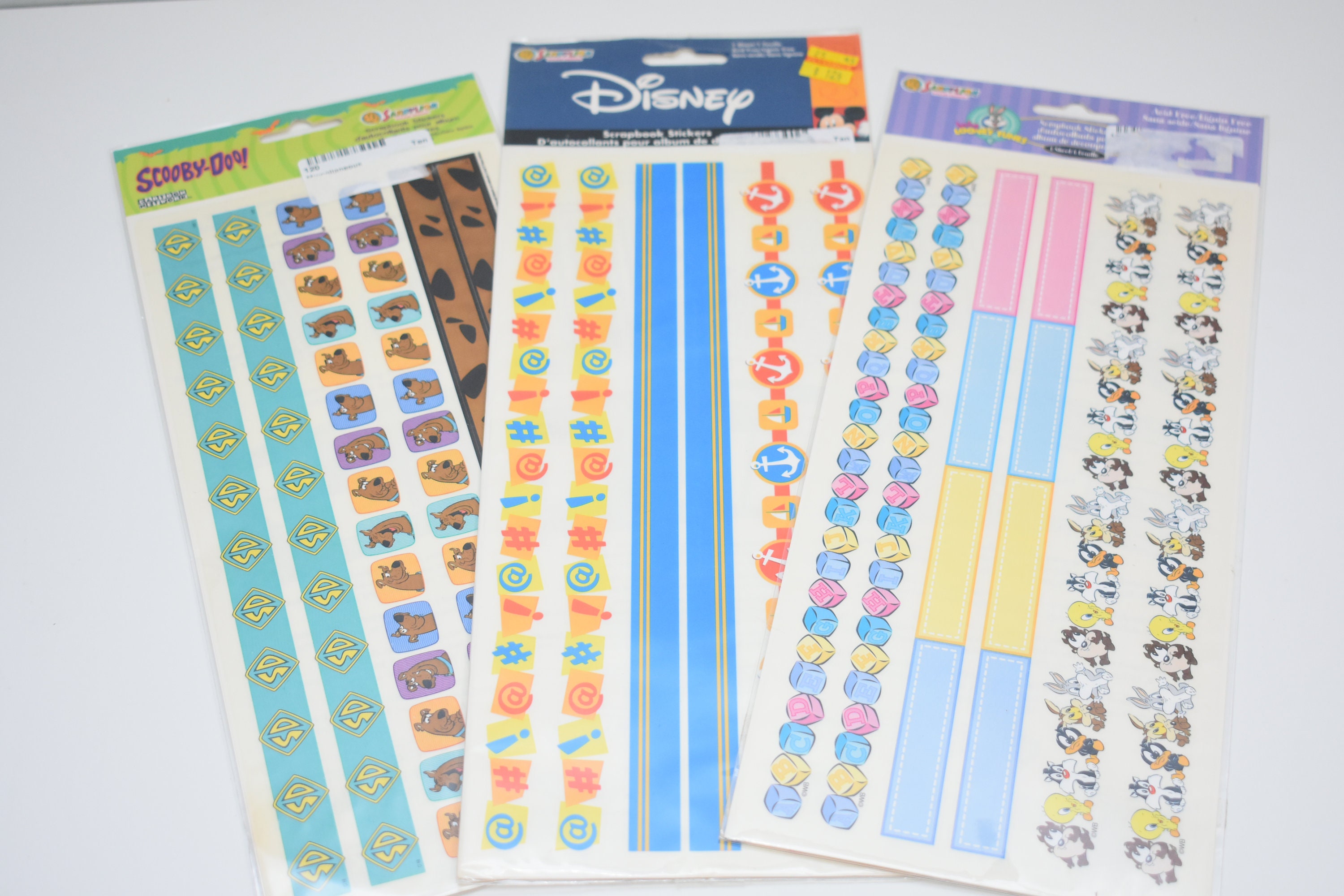 Sandylion Border Scrapbook Stickers 3 Sheets Total 