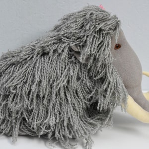Vintage Kicks Kamar Mogul Jr yarn hair plush mammoth elephant