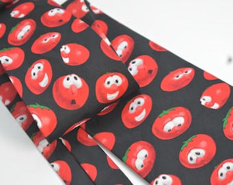 Veggie Tales Bob the Tomato necktie neck tie Men&#39;s tie Christian religious cartoon
