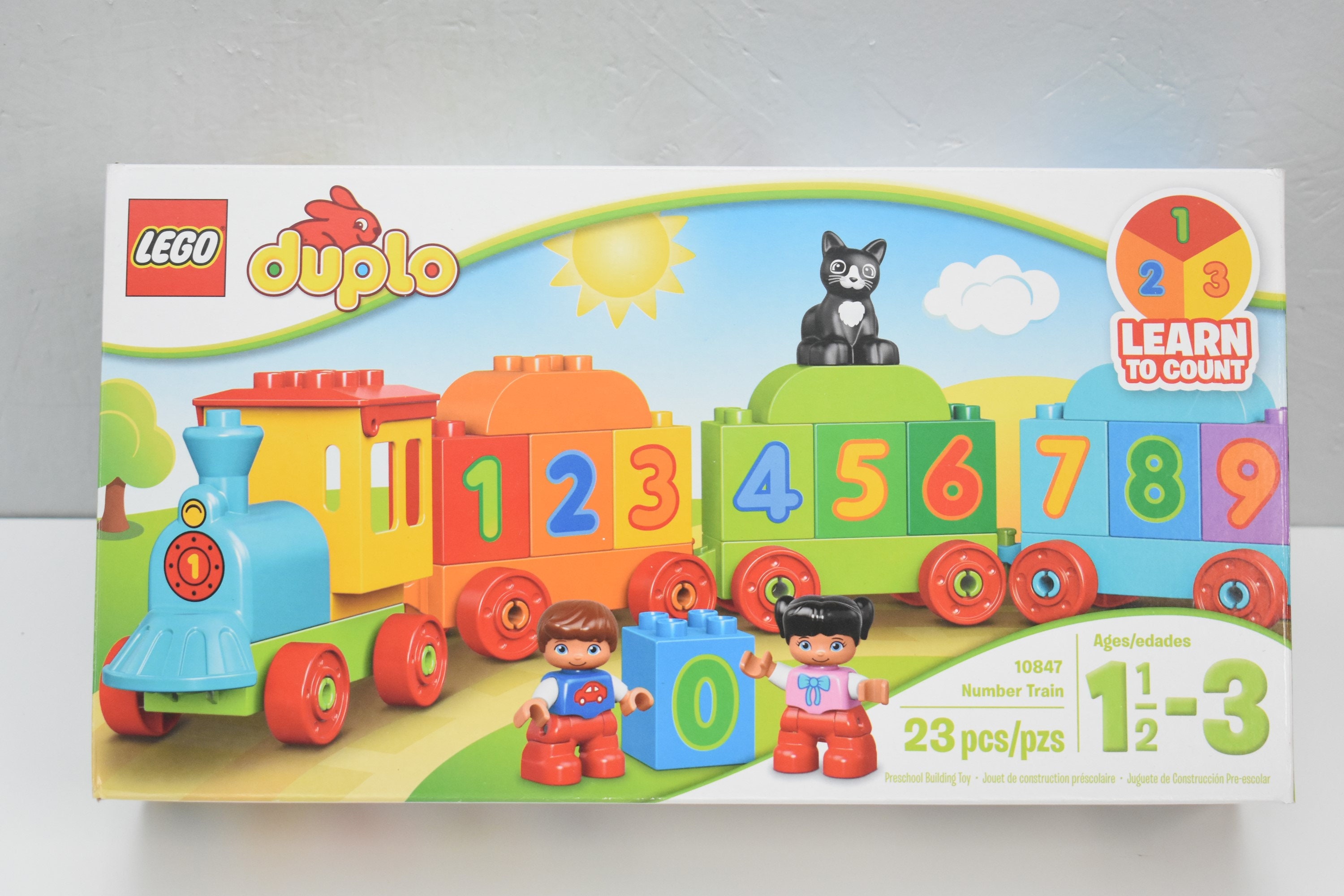 Lego Duplo Counting Train 10847 Set 23 Pieces COMPLETE USED Opened Box Etsy