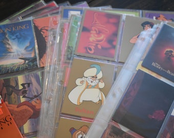 Disney vintage story trading cards Lion King, Aladdin, Beauty and the Beast