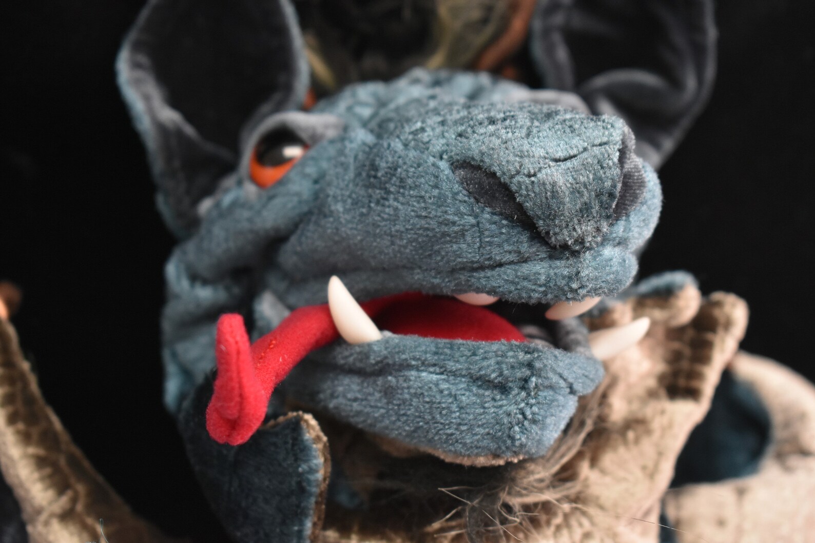 Folkmanis green dragon puppet Folkmanis 22 Full Body Sky Etsy