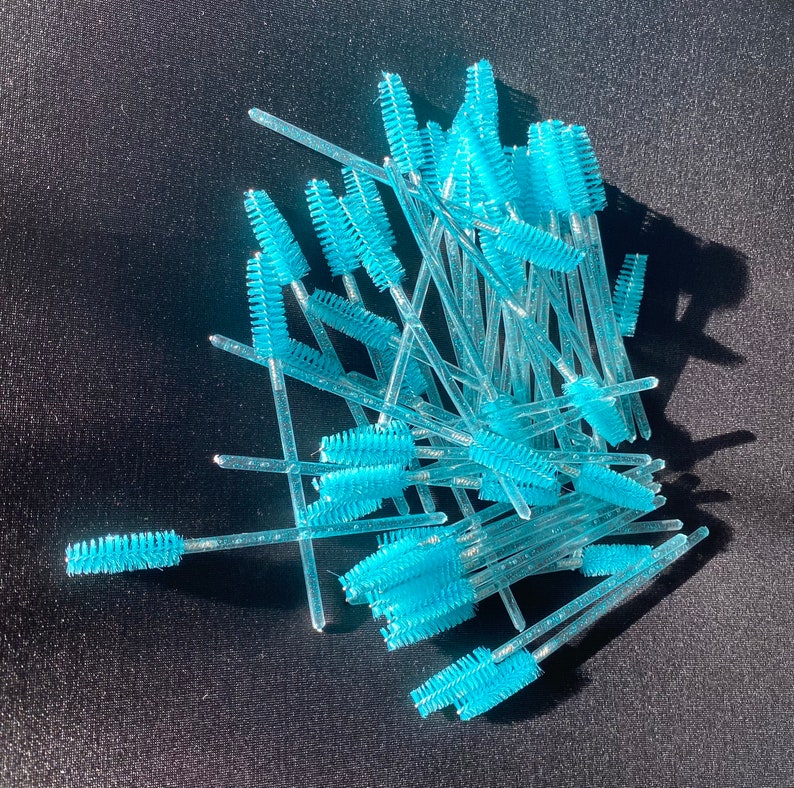 10-100 Glitter Spoolies / Disposable Mascara Wands / Lash Brushes ...