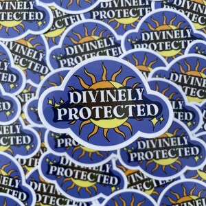 Divinely Protected Sticker