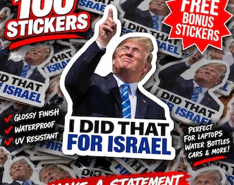 Trumps War Did That sticker pack - Anti Trump Stickers - Gas Price Decals