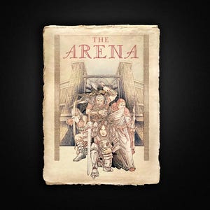 Póster de la Arena de la Ciudad Imperial (inspirado en The Elder Scrolls) - Réplica de la remasterización de Oblivion - Arte de fan - Impresión vintage de la Arena