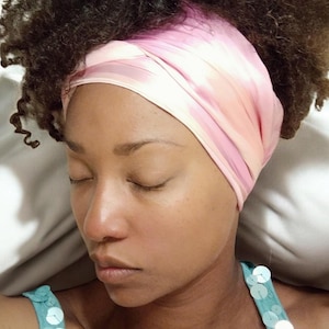 Silk Hair Wrap - Edge Control Wrap - Head Scarf - Silk Scarf- Natural Hair Products - Curly Hair - Silk Hair Press Protection - Hair Band