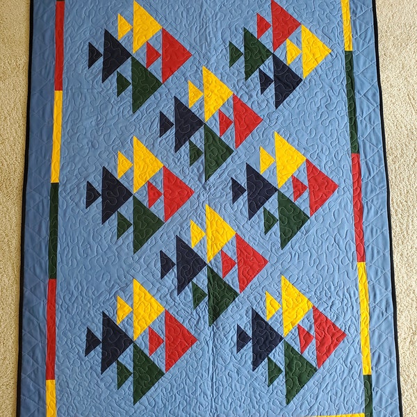 Fish Quilt Etsy