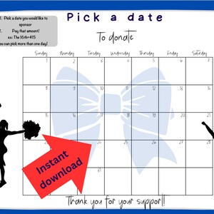 Cheerleader Calendar: Fundraiser Edition